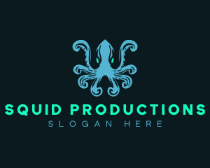 Octopus Kraken Squid logo