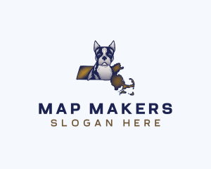 Massachusetts Boston Terrier logo design