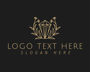 Floral Crystal Jewel  logo