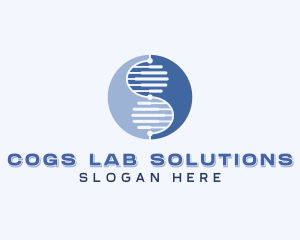 Biotechnology DNA Lab logo design