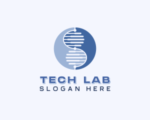 Biotechnology DNA Lab logo design