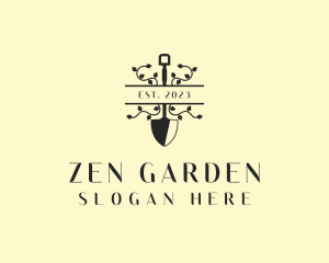 Plant Shovel Garden logo design