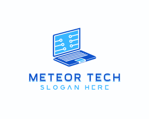 Developer Laptop Tech logo design