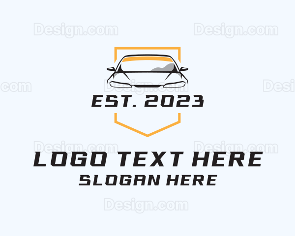 Auto Sports Car Racing Logo