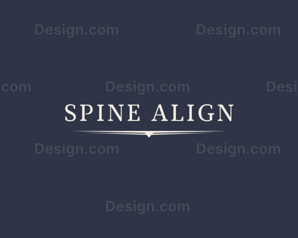 Simple Serif Business Logo