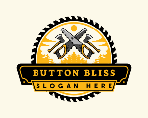 Lumberjack Woodwork Tool logo design