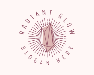 Hipster Crystal Jewelry logo design