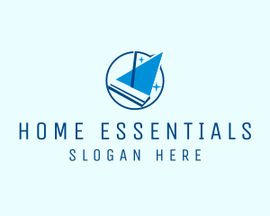 Mop Cleaning Service logo design