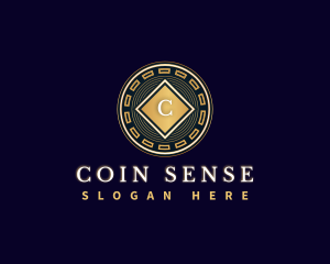 Cryptocurrency Coin Token logo design