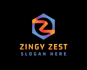 Digital Company Letter Z logo design