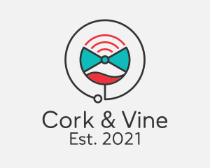 Cocktail Wifi Lounge logo design