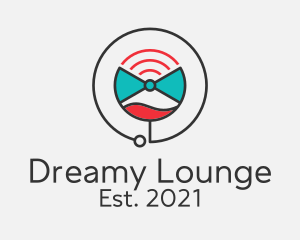 Cocktail Wifi Lounge logo design