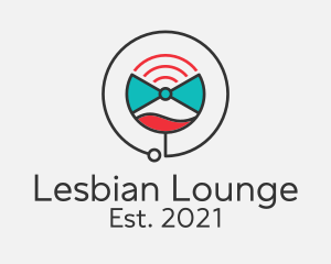 Cocktail Wifi Lounge logo design