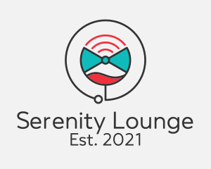 Cocktail Wifi Lounge logo design