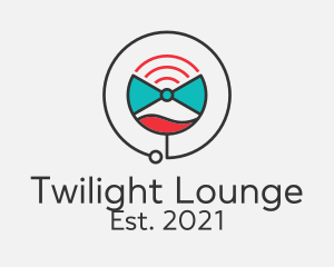 Cocktail Wifi Lounge logo design