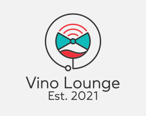 Cocktail Wifi Lounge logo design