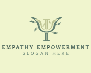 Psychology Wellness Therapy logo design