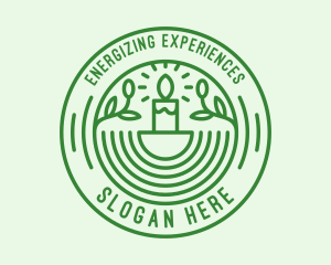 Green Eco Natural Candle logo