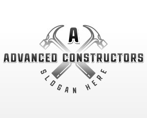 Hammer Repair Handyman logo design