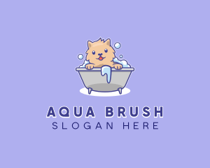 Puppy Dog Bath logo design