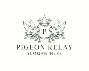 Pigeon Crown Crest logo