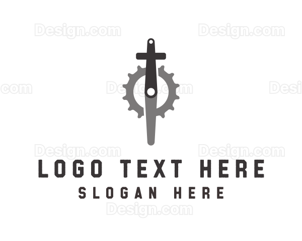 Mechanical Gear Pedal Logo