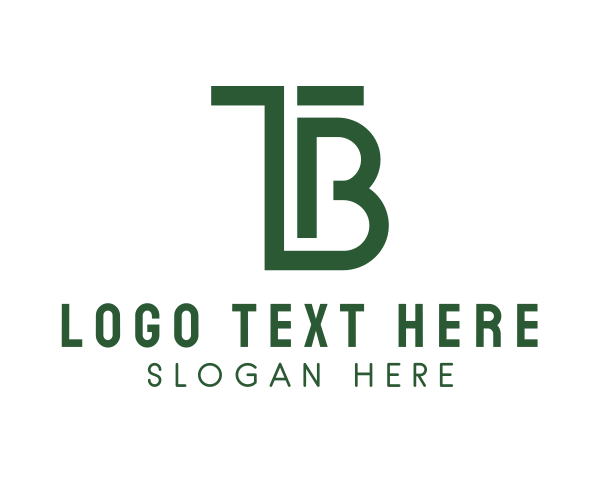 Letter Tb logo example 4
