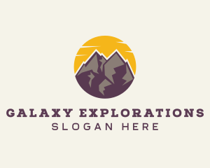 Sunset Mountain Travel logo design