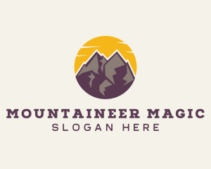 Sunset Mountain Travel logo design