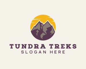 Sunset Mountain Travel logo design