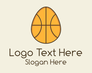 Egg Basketball Ball logo