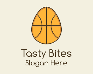 Egg Basketball Ball logo