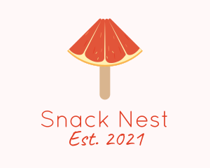 Grapefruit Popsicle Dessert  logo design