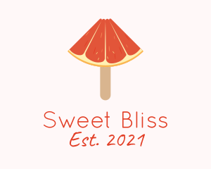 Grapefruit Popsicle Dessert  logo design