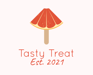 Grapefruit Popsicle Dessert  logo design