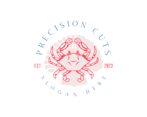 Crustacean Crab Shell Logo