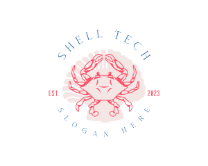 Crustacean Crab Shell logo