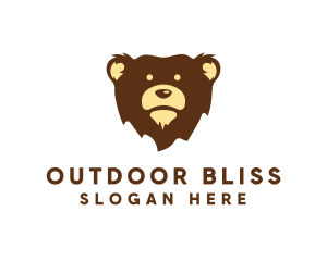 Grizzly Bear Animal logo design