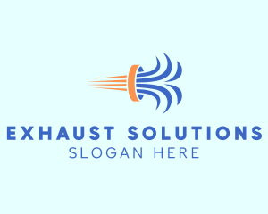 Wind Exhaust Ventilation logo design