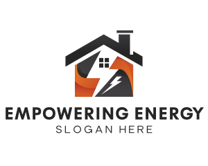 Electric House Energy logo design