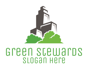 Green Eco Condominium logo design