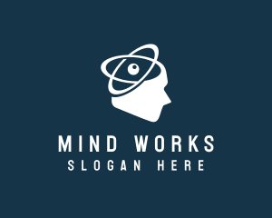 Brain Technology Scientist logo design