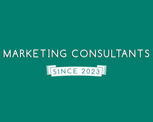 Marketing Consultant Banner logo design