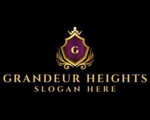 Royal Shield Luxe logo design