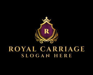 Royal Shield Luxe logo design