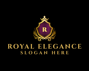 Royal Shield Luxe logo design