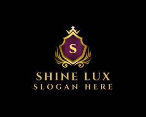 Royal Shield Luxe logo design