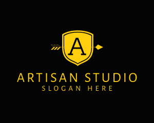 Arrow Shield Archery Studio logo design