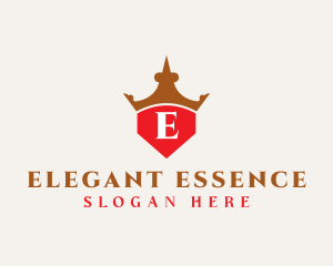 Elegant Royal Shield logo design