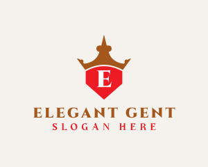 Elegant Royal Shield logo design